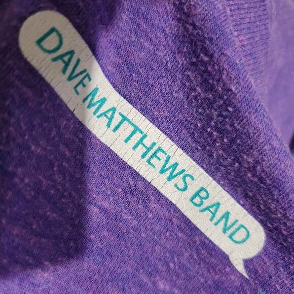 Dave Matthews Band Tee Purple Bird Tree TShirt Rock DMB American Apparel Small - Picture 9 of 13
